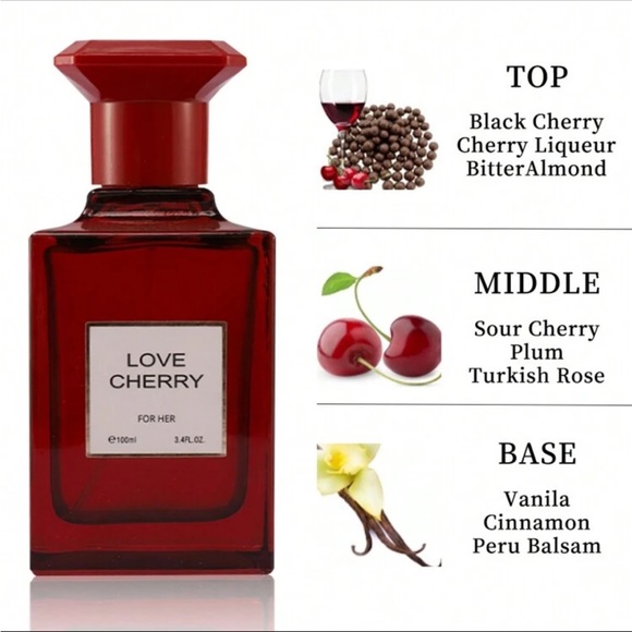 Love Cherry Perfume - 3.4fl oz/ 100mL - Picture 2 of 3